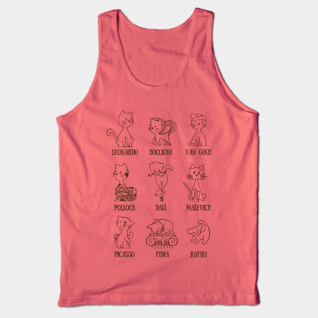 Art History Tank Top by rapidograph